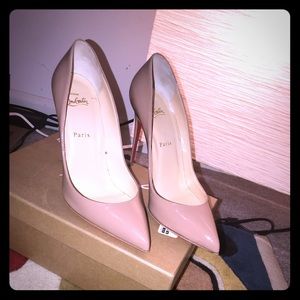 Christian Louboutin Pigalle Nude Heels